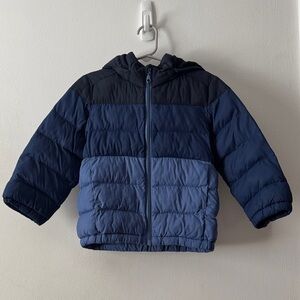UNIQLO Baby Navy and Black Puffer Jacket